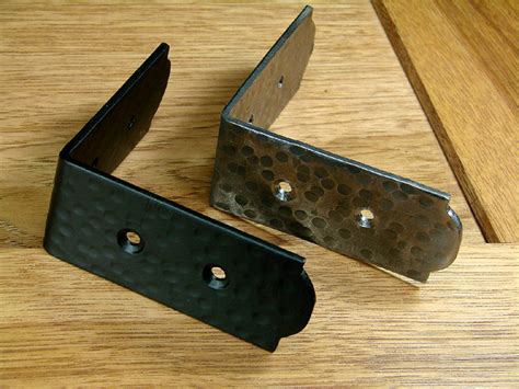 hammered metal l brackets|Hammered L Bracket .